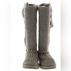UGG Cozy Knit Tall Boots - Gray